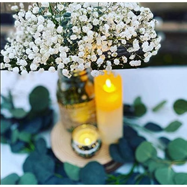 나무 디스크 5Pcs 나무 로그 디스크 18-20cm 미완성 나무 원 DIY 공예에 대 한 구멍 없이 Undrilled 나무 원 나무 디스크 웨딩 Centerpieces 크리스마스 장식 트리 디스크 5Pcs 7-8 