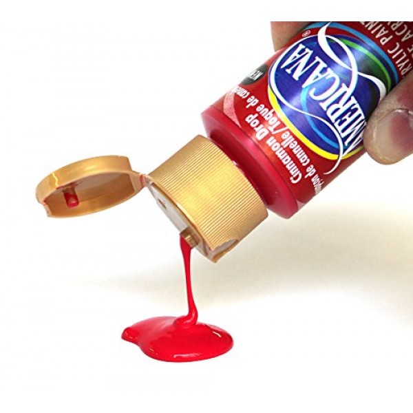 DecoArt 아메리카나 아크릴 페인트, 2온스, 알리자린 크림슨