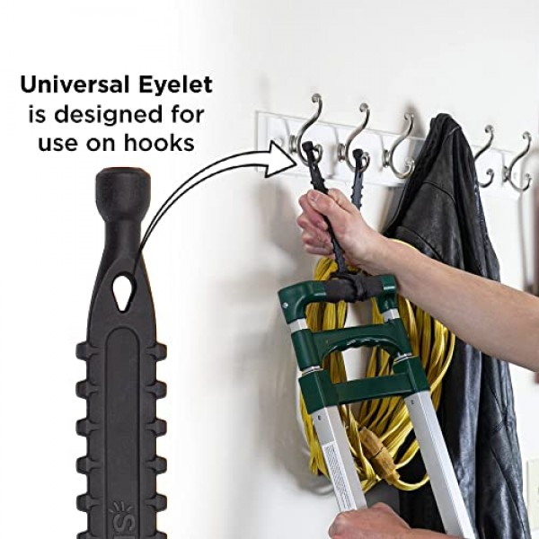 스파이더 도구 홀스터 - 보관 스트랩 - 3개 팩 - 내구성이 뛰어나고 빠른 액세스가 가능하며 스파이더 도구 홀스터, 도구 도크 및 벽 후크의 코드, 케이블, 로프 및 기타