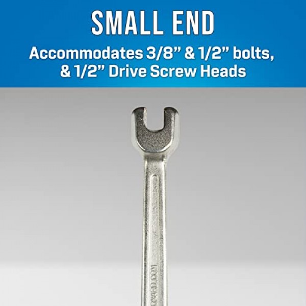 Jonard Tools JIC-650, Lineman의 B형 더블 엔드 렌치, 13 길이