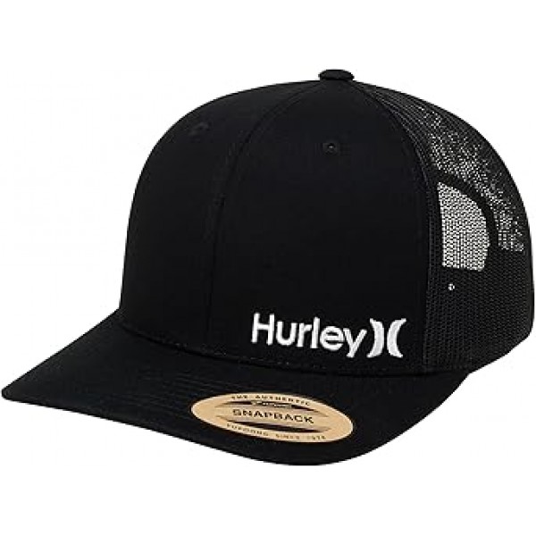 Hurley 남성용 모자 - Corp 스냅백 트럭커 모자