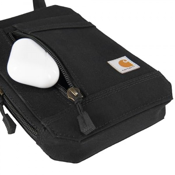 Carhartt 나일론 덕, 조절 가능한 크로스바디 스트랩이 있는 방수 지갑