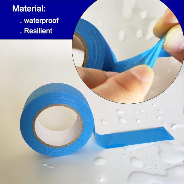 SIMON&ISAAC 레인보우 컬러 마스킹 테이프 컬러 와시 테이프 접착제 DIY 공예 종이 장식 테이프 공예 테이프 7 롤 × 13m × 25mm 어린이용 교사 실험실 라벨링 화가 화가 플래