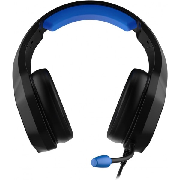 KROM 게임용 헤드셋 Hot Wheels Kanyon - 헤드셋 조절식 마이크, 7.1 사운드, LED RGB, 조절식 헤드밴드, 볼륨 컨트롤, 스피커 50mm, USB, PC, PS4, PS5, Black Kanyon HW