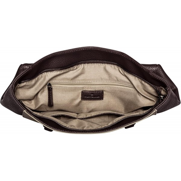 TOM TAILOR 여성용 Soraya Shopper, L 혼합 브라운.
