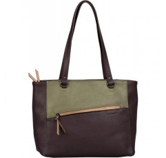 TOM TAILOR 여성용 Soraya Shopper, L 혼합 브라운.