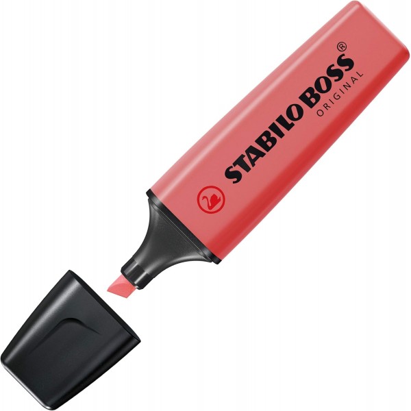 Textmarker - STABILO BOSS ORIGINAL - 5x 4er 팩 - rot rot 5x 4er 팩