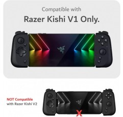 Razer Kishi V1 게임 컨트롤러와 호환되는 TUDIA 이지 스냅 온 하드 케이스, 슬림핏 보호 케이스, 스크래치 방지, 추가 그립, 파란색