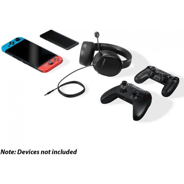 SteelSeries Arctis 1 - 모든 플랫폼과 호환 가능 - 탈착식 ClearCast 마이크 - Xbox, PS4, PS5, PC, Nintendo Switch 및 Lite, 모바일(Xbox)용 Arctis 1 Xbox Wired Black
