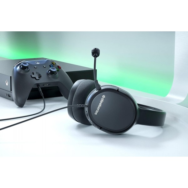 SteelSeries Arctis 1 - 모든 플랫폼과 호환 가능 - 탈착식 ClearCast 마이크 - Xbox, PS4, PS5, PC, Nintendo Switch 및 Lite, 모바일(Xbox)용 Arctis 1 Xbox Wired Black