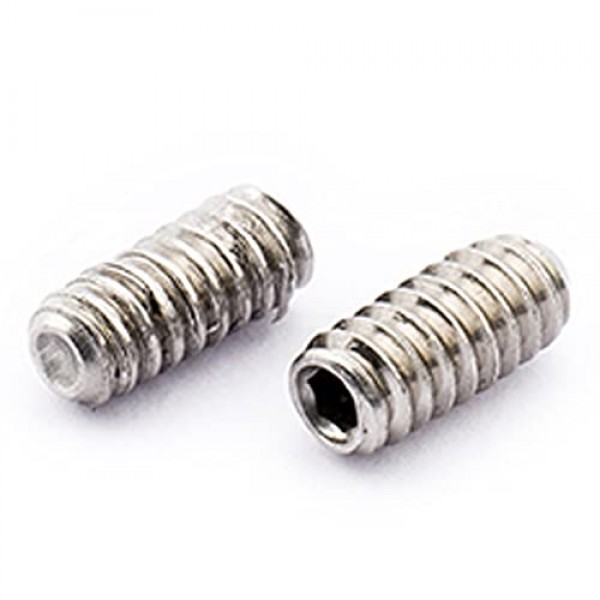 Musiclily Pro UNC #4-40x1/4인치 미국 일렉트릭 기타 베이스 브리지용 스테인레스 스틸 안장 높이 나사, 오리지널 컬러(12개 세트)