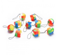 어린이, 청소년 및 성인을 위한 Neliblu 10pcs 3D 두뇌 티저 퍼즐 - 마인드 티저 장난감 - 손 퍼즐 게임 - IQ 및 논리 테스트를 위한 인터록 분류 장난감 잠금 해제 - 대량 플