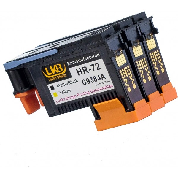LKB HP72 재생산 프린트 헤드 3PK C9380A C9383A C9384A HP Designjet T610 T620 T770 T790 T1100 T1120 1200 T1300 T2300 프린터-UK와 호환 가능