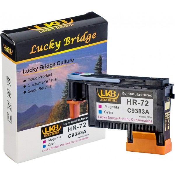 LKB HP72 재생산 프린트 헤드 3PK C9380A C9383A C9384A HP Designjet T610 T620 T770 T790 T1100 T1120 1200 T1300 T2300 프린터-UK와 호환 가능