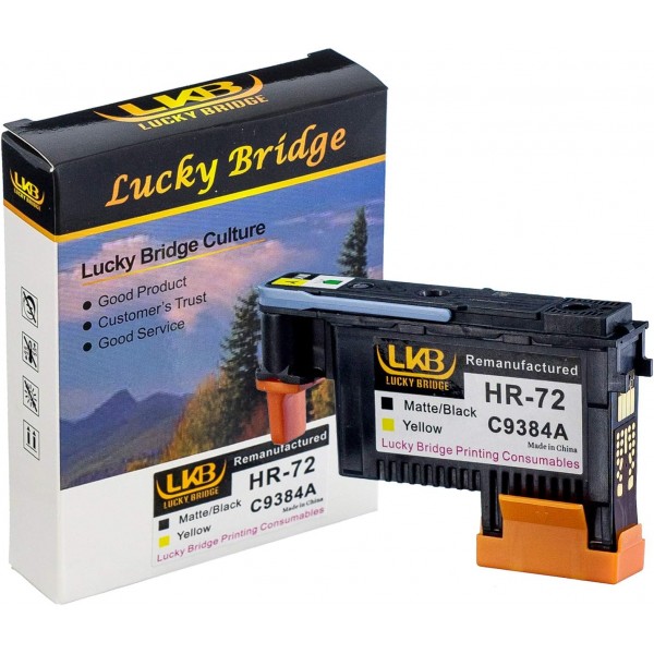 LKB HP72 재생산 프린트 헤드 3PK C9380A C9383A C9384A HP Designjet T610 T620 T770 T790 T1100 T1120 1200 T1300 T2300 프린터-UK와 호환 가능