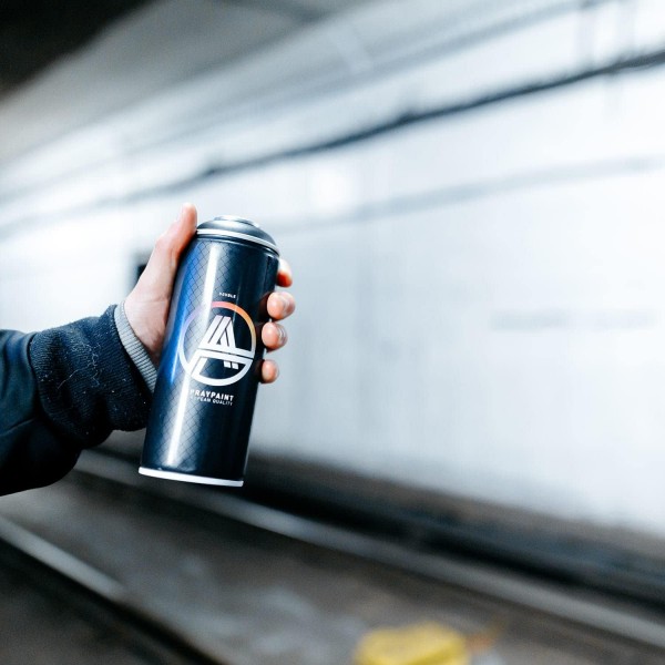 Double A Spraypaint 스프레이 캔 세트, 기본 색상 대형 패키지, 스프레이 캔 12개 + 스프레이 부착물