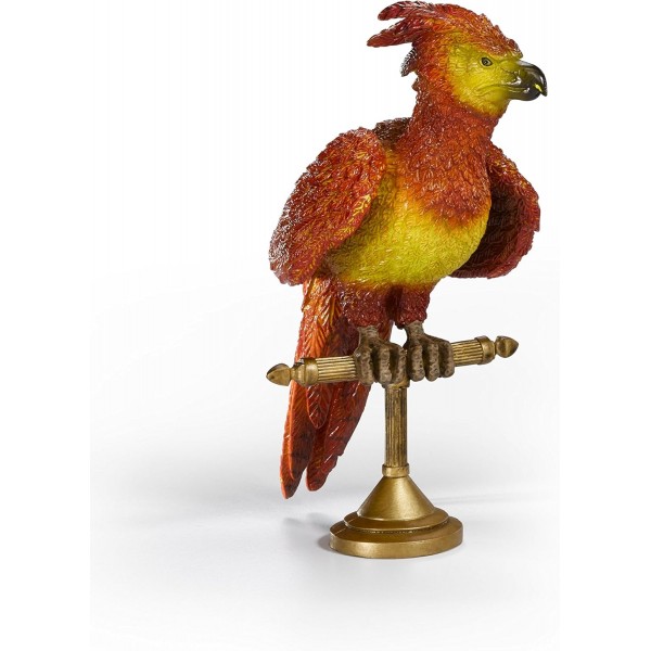 The Noble Collection - Magical Creatures Fawkes - Hand-Painted Magical Creature #8 - 공식 라이선스 7인치(18.5cm) 키의 해리포터 완구