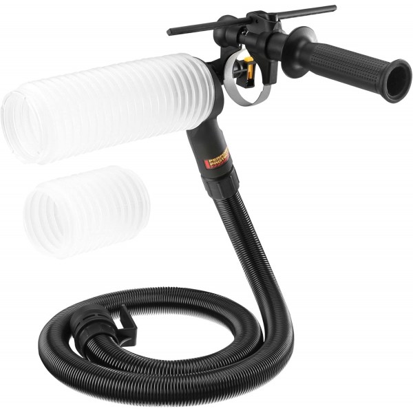 Dewalt SDS-plus 범용 집진기(조적 및 콘크리트에 먼지 없는 천공용, 최대 250mm 길이의 모든 SDS-plus 표준 드릴과 함께 사용 가능, 최대 148mm 깊이의 구멍용) DWH201D-XJ