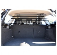 dobar 62200 Walky Barrier - 트렁크용 접이식 파티션 그릴, 모든 차량에 적용 가능한 도그 가드, 28-36 x 82-141 cm, 블랙,
