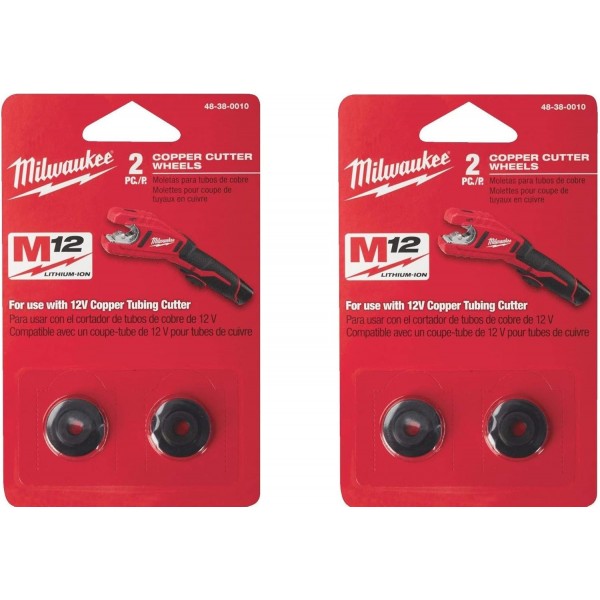 Milwaukee 48-38-0010 커터 휠, 2팩, 4팩으로 판매