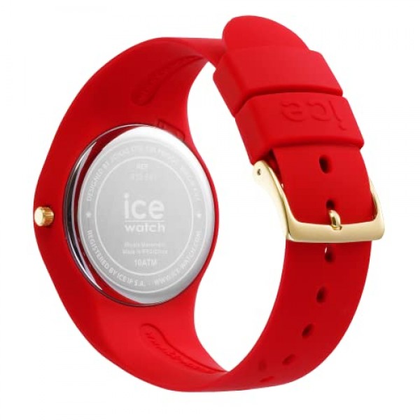 Ice-Watch - ICE Glam Rock Kiss - 실리콘 스트랩이 달린 레드 여성용 시계 - 019861(미디엄), 레드, 스트랩