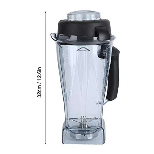 블렌더 컵, 64온스 투명 블렌더 컨테이너 컵 뚜껑 블레이드 교체 액세서리 키트 Vitamix에 적합