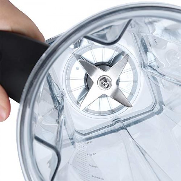 블렌더 컵, 64온스 투명 블렌더 컨테이너 컵 뚜껑 블레이드 교체 액세서리 키트 Vitamix에 적합