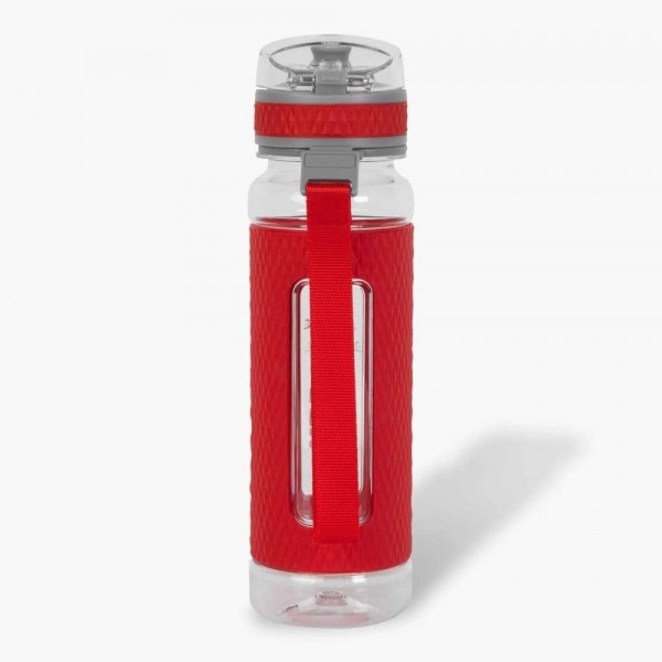 RB Leipzig Arrow 음료수 병 투명/빨간색 0.6 l 병 RBL - 플러스 북마크 We love football