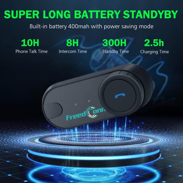 Motorrad 블루투스 헤드셋 FreedConn T-COM VB