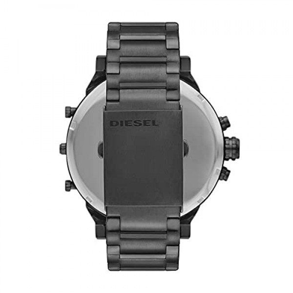 Diesel 남성용 Mr. Daddy 크로노그래프 57mm 케이스 크기 스테인리스 스틸 시계, Mr. Daddy