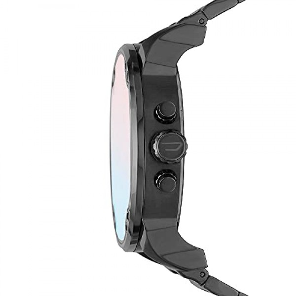 Diesel 남성용 Mr. Daddy 크로노그래프 57mm 케이스 크기 스테인리스 스틸 시계, Mr. Daddy