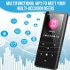MP3 플레이어 Bluetooth 5.0 스포츠 음악 플레이어 32GB HiFi 무손실 오디오 워크맨 내장 HD 스피커, 비디오, 음성 녹음, FM 라디오, 전자책 리더기 최대 128GB 지원
