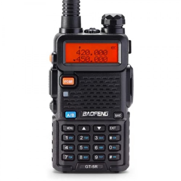 BAOFENG GT-5R 듀얼 밴드 양방향 라디오 144-148/420-450MHz, Baofeng UV-5R의 FCC 준수 버전, 성인용 햄 라디오 핸드 헬드, Chirp 지원