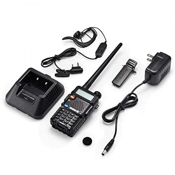 BAOFENG GT-5R 듀얼 밴드 양방향 라디오 144-148/420-450MHz, Baofeng UV-5R의 FCC 준수 버전, 성인용 햄 라디오 핸드 헬드, Chirp 지원