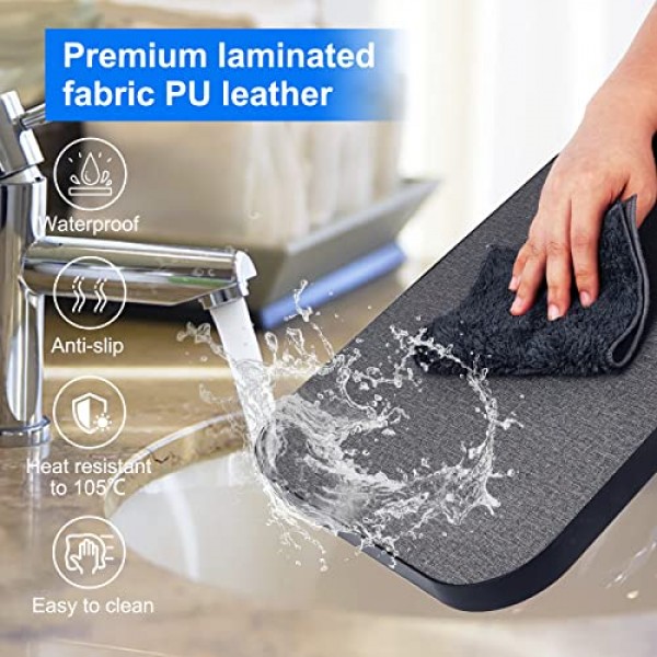 양방향 기기 롤링 트레이, 8개 바퀴 로드 110LBS 헤비듀티 스탠드 믹서 에어 프라이어 커피 메이커 및 블렌더용 추가 폭 슬라이딩 트레이 액세서리, 폭 16.9 x 깊이 12.8