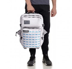 ELITRAINX V2 밀리터리 백팩 45L 방수 크로스 트레이닝 여행 스포츠 체육관 휴대용 옥스포드 900D by ELITEX TRAINING 그레이 블루 2.0