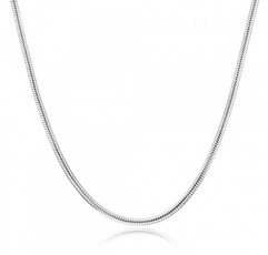 MATERIA by Matthias Wagner K132 여성용 스네이크 체인 목걸이 925 실버 3mm 42 45 50 60 cm
