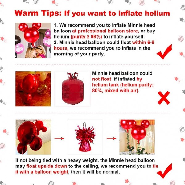 Miickey 테마 파티 장식 생일 파티 세트, BESTZY Miickey 풍선 레드 블랙 풍선 미키 1 생일 테마 파티 용품 테마 생일 파티 장식, 베이비 샤워 용품