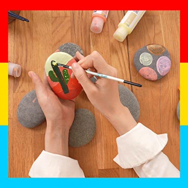 펌프 뚜껑이 있는 MEEDEN 프탈로 블루 아크릴 페인트, 1/2 갤런(2L /67.6 온스.) 헤비 바디 무독성 풍부한 안료 색상, 미술 수업, 벽화, 페인팅 파티 및 창의적인 DIY에 적합