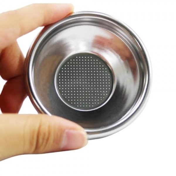 54mm 비 가압 필터 바구니, Breville 54mm Portafilter, 단일 컵 체, 10g의 분말 용량, 교체용 54mm 커피 필터 바구니