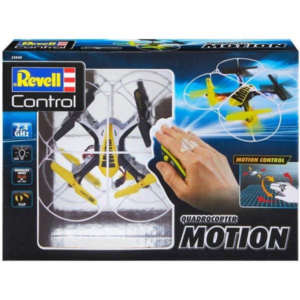 안정적인 섀시 23840을 갖춘 초보자를 위한 Revell Control Quadcopter Motion 2.4GHz 원격 제어