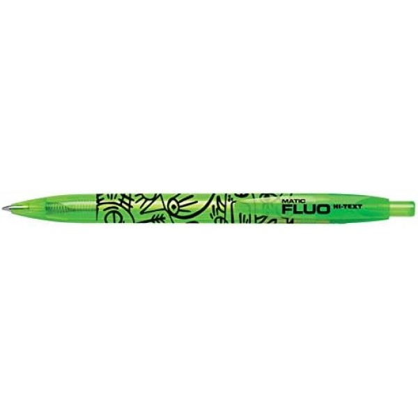 Hi-Text 910 Matic Fluo 상자 25개 미디엄 1mm