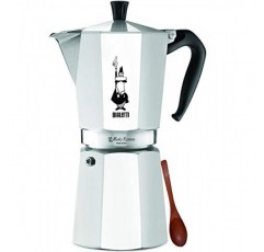 오리지널 비알레티 12-에스프레소 컵 모카 익스프레스 | 에스프레소 메이커 머신 및 Zonoz 목재 소형 에스프레소 젓는 스푼 번들(12컵, 25fl oz, 775ml)