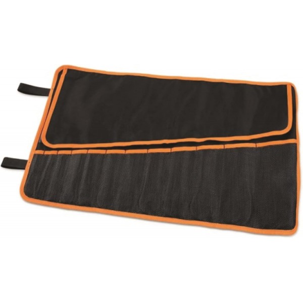 Beta - 55/B12N 운송 중 도구를 보호하기 위해 내구성이 뛰어난 폴리에스테르 롤업 케이스에 12개의 소형 헤드 크기 양단 스패너 세트, 000550164