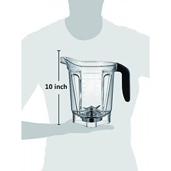 Vitamix Pro 750용 64온스 로우 프로파일 컨테이너 교체(컨테이너 및 블레이드)