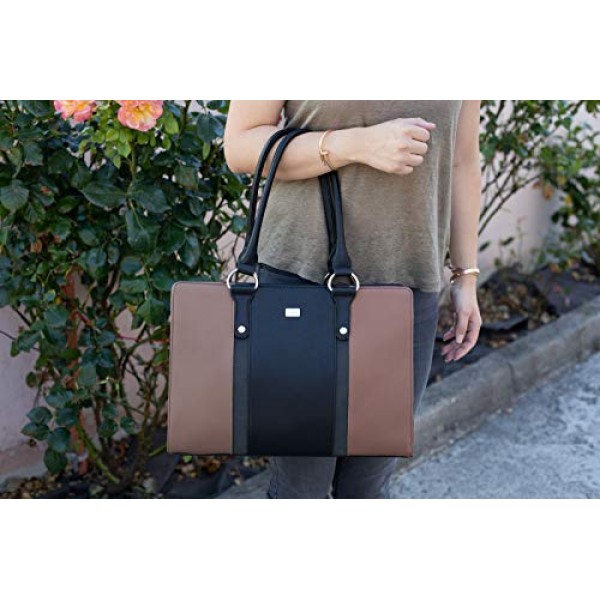 David Jones 여성용 대형 토트 핸드백, 여성용 탑 핸들 PU 가죽 핸드백, 구매자, 멀티 컬러 캐리 백, 작업용, 학교 가방, 서류 가방, 롱 핸들 작업 가방, 우아함, 핑크