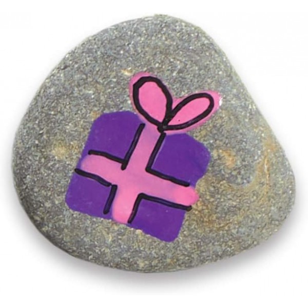 MindWare Paint Your Own Story Stones & Storytelling Game for Kids – DIY 키트에는 스톤 16개, 페인트 12개, 브러시 2개 및 가방이 포함되어 있습니다.