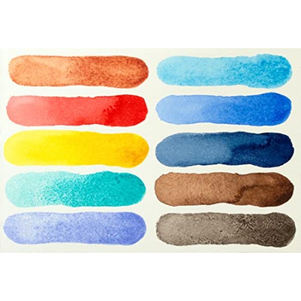 다니엘 스미스 엑스트라 파인 투명 수채화 물감, Angus McWands, 10개 세트, 5ml(0.16fl oz)(No.2), 285610434