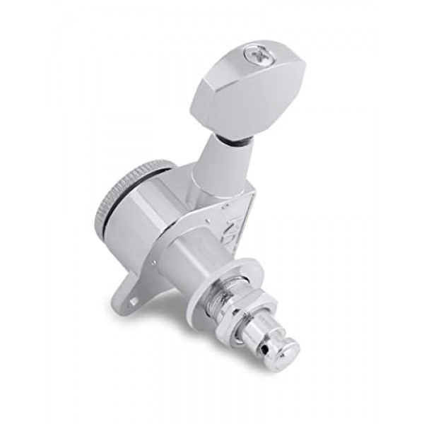 잠금 기타 현 튜닝 페그 밀봉된 머신 헤드 튜너 튜닝 키 6 오른손잡이 일렉트릭 기타 또는 어쿠스틱 기타 크롬용 라인.