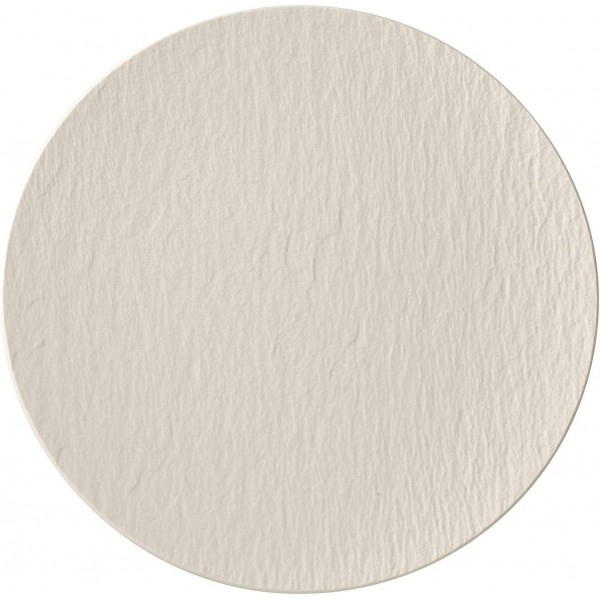 Villeroy & Boch Manufacture Rock Blanc 고메 플레이트, 31.7cm, 프리미엄 도자기, 화이트